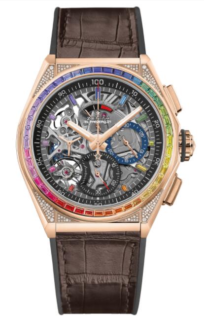 Replica Zenith Watch Zenith Defy El Primero 21 High Jewelry Rainbow 22.9003.9004/72.R585